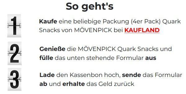 Mövenpick Quark Snacks kostenlos ausprobieren