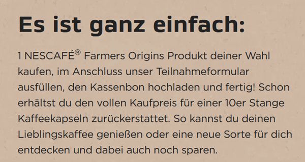 NESCAFÉ Farmers Origins gratis ausprobieren