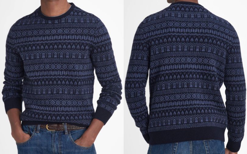 Barbour Stonebeck Fair Isle Pullover aus 100% Wolle für 140€ (statt 174€)