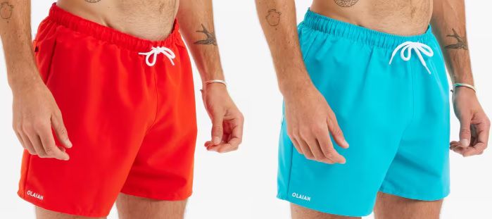 decathlon OLAIAN Boardshorts Hendaia NT in 3 Farben ab 5,99€   bis 3XL