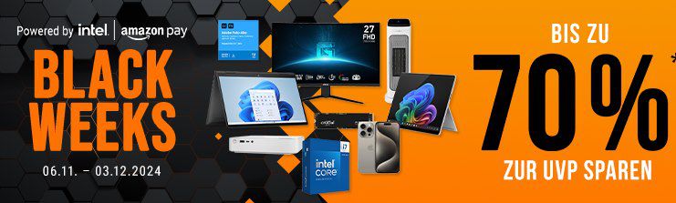 NBB Black Week   Rabatte mit bis zu 70% auf PCs, Monitore, Tablets & Co.