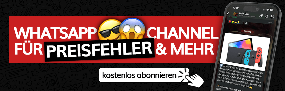 Mein-Deal Whatsapp Preisfehler Channel