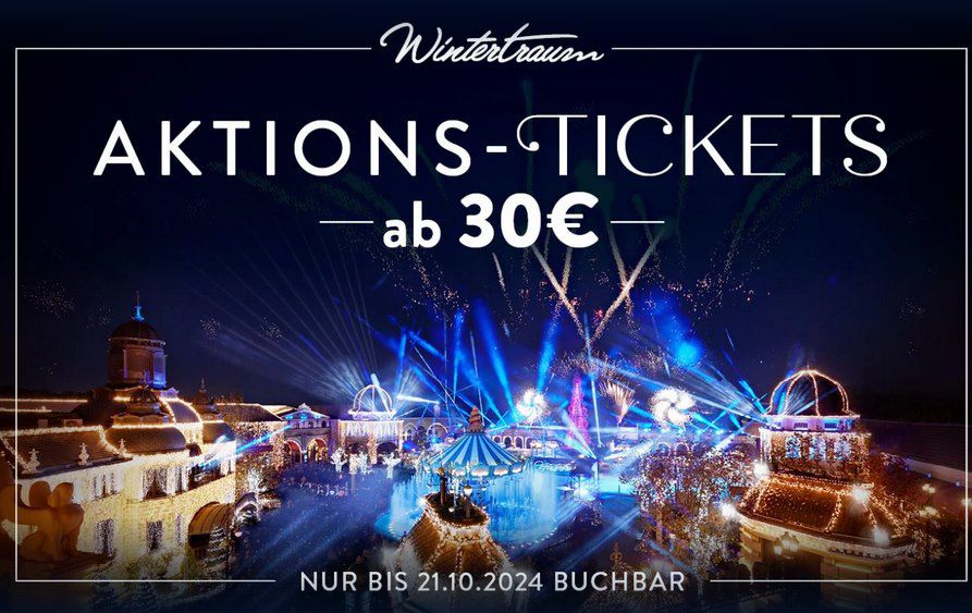 ⛄❄️Wintertraum Tickets für das Phantasialand ab 30€ (statt 64€)