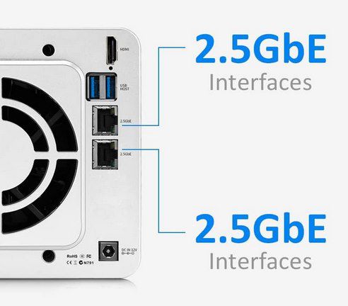 TERRAMASTER F4 223 NAS Server Gehäuse mit 2.5GbE für 293,99€ (statt 420€)