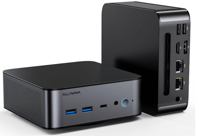 ALLIWAVA H90 Mini PC Intel i7 11390H mit 32GB DDR4 & 1TB für 489€ (statt 579€)