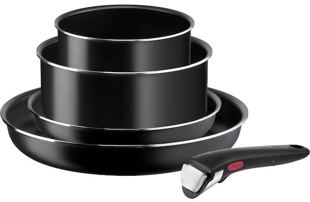 Tefal Ingenio Easy On Set mit 2 Pfannen 22/28 cm + 2 Stielkasserolle 16/20 cm für 67,61€ (statt 80€)