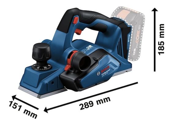 Bosch Professional GHO 18V 26 Akku Hobel für 209,99€ (statt 242€)