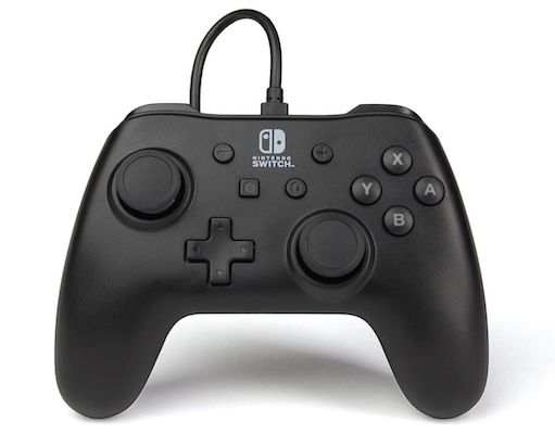 Kabelgebundener Nintendo Switch PowerA Controller in Schwarz für 10€ (statt 26€)