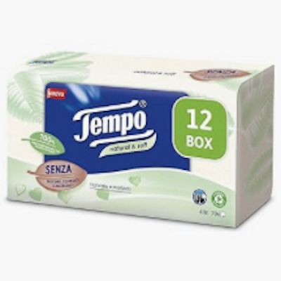 12x 70 Tempo Taschentücher Natural & Soft für 20,29€ (statt 30€)