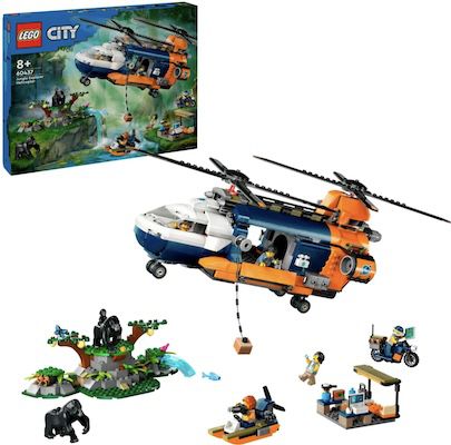 🦍LEGO 60437 City Dschungelforscher Hubschrauber für 59,90€ (statt 70€)