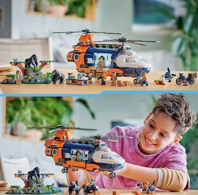 🦍LEGO 60437 City Dschungelforscher Hubschrauber für 59,90€ (statt 70€)