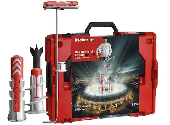 fischer L Boxx DuoLine praktische Box mit 2 Komponenten Dübeln für 108,87€ (statt 127€)