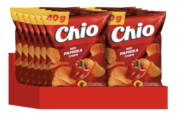 12er Pack Chio Chips Red Paprika 12 x 40 g für 5€ (statt 8€)