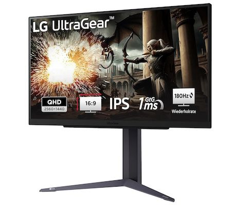 LG Electronics UltraGear™ QHD Gaming IPS Monitor 27 für 229,99€ (statt 275€)