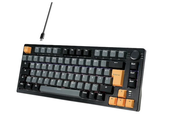 ARZOPA Gaming Tastatur mit Hintergrundbeleuchtung für 34,99€ (statt 80€)