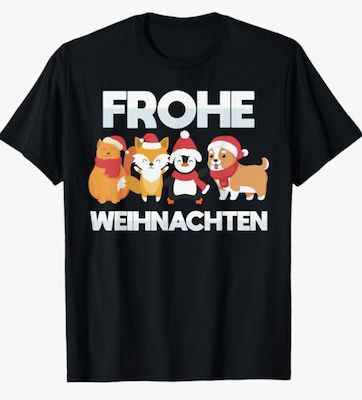 Frohe Weihnachten T Shirt für 16,99€ (statt 20€)