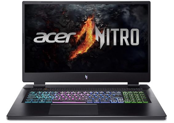 Acer Nitro 17 (AN17 41 R182) Gaming Laptop mit 16 GB RAM & 1 TB SSD für 1.199€ (statt 1.504€)