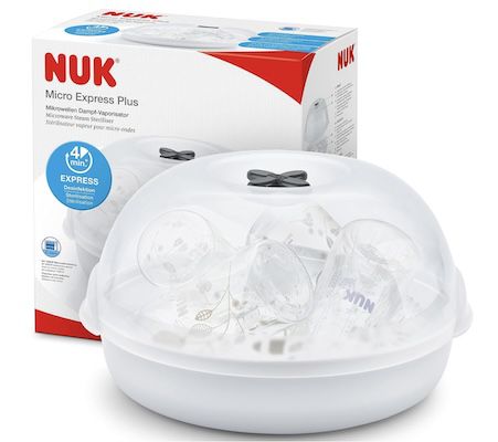 NUK Micro Express Plus Mikrowellen Sterilisator für Babyflaschen für 17,49€ (statt 23€)