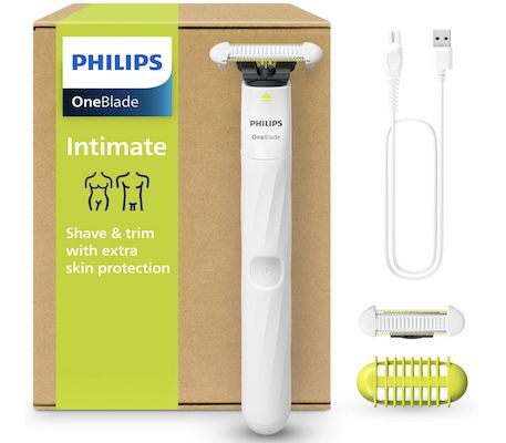 🪒 Philips OneBlade Intimate elektrischer Intimrasierer für 23€ (statt 35€)