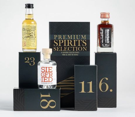 🥃 Premium Spirituosen Adventskalender mit Whisky, Gin, Rum, Likör für 69,99€ (statt 86€)