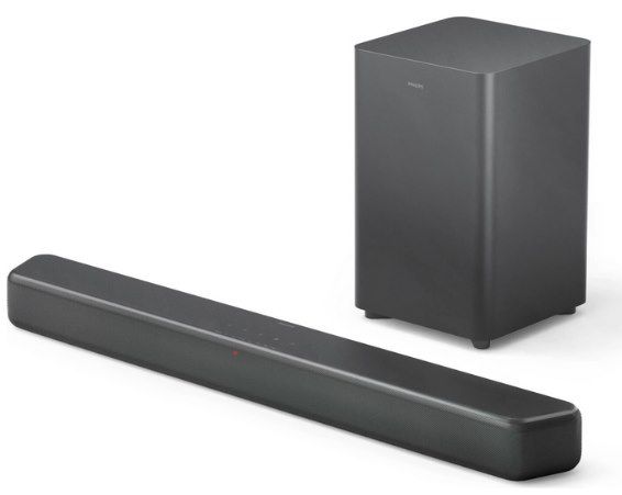 🔊 Philips TAB5309 Soundbar 2.1 mit drahtlosem Subwoofer für 99€ (statt 130€)