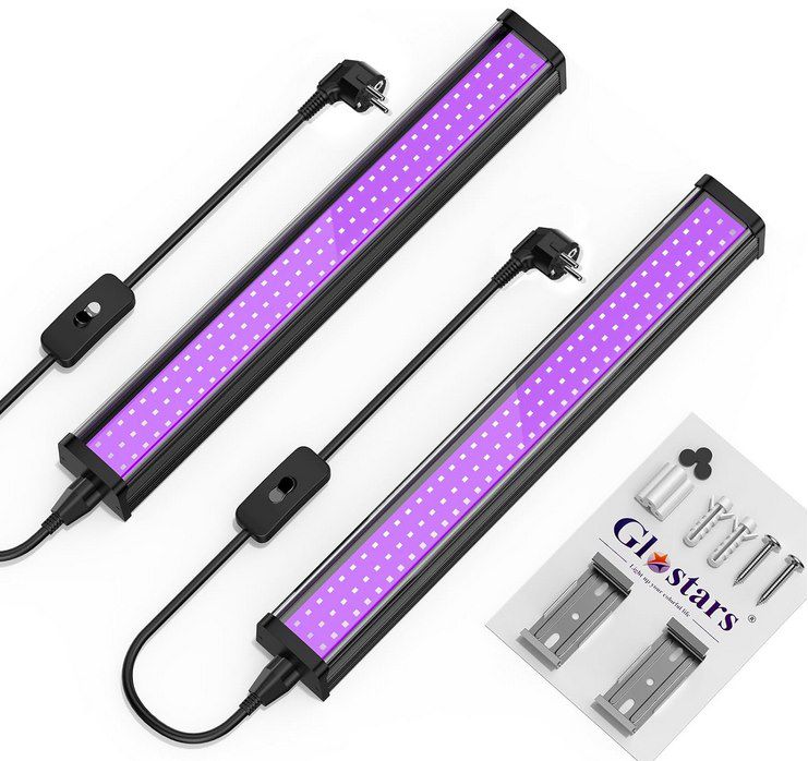 2x Glostars 26W Schwarzlicht LED (30cm) für 15,99€ (statt 32€)