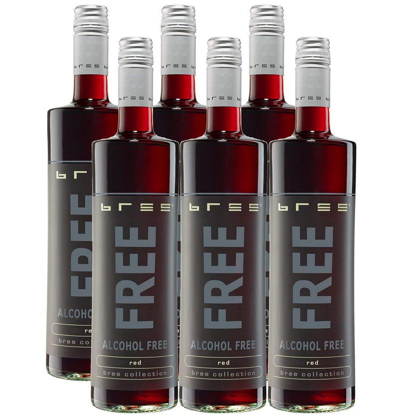 🍇 6x Bree Free Rotwein alkoholfrei (je 0,75l) ab 22,92€ (statt 33€)