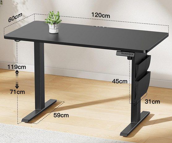 ErGear höhenverstellbarer Schreibtisch (120x60cm) für 99,99€ (statt 150€)