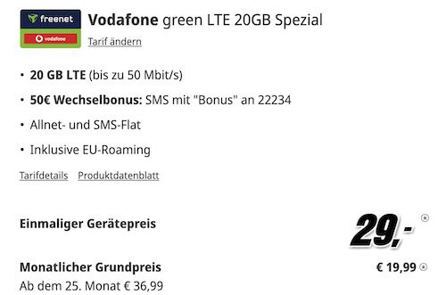 ⌚ Samsung Galaxy Watch Ultra + Vodafone Allnet 20GB für 19,99€ mtl. + 50€ Bonus