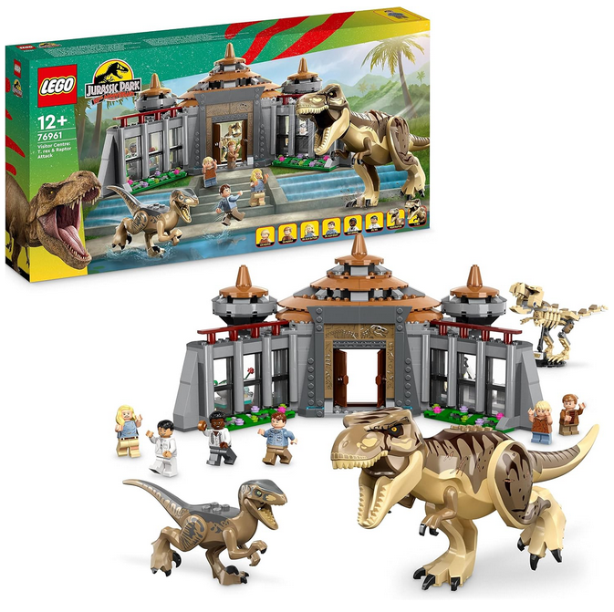 Lego 76961 Jurassic World Angriff des T. Rex für 85,84€ (statt 100€)