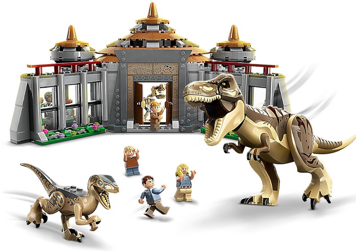 Lego 76961 Jurassic World Angriff des T. Rex für 85,84€ (statt 100€)