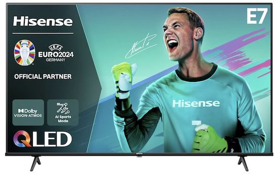 Hisense 43E7NQ   43 Zoll QLED UHD Fernseher für 299€ (statt 374€)