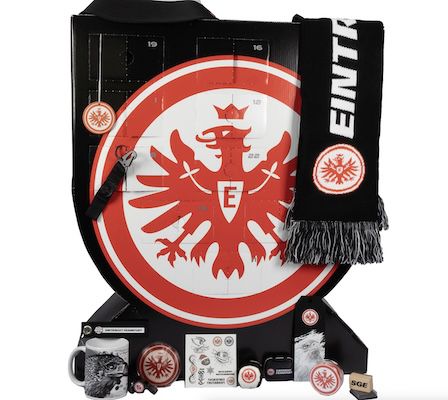 ⚽️ Eintracht Frankfurt Adventskalender für 106€ (statt 131€) – Warenwert 215€