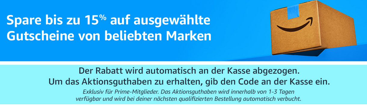 🎬15% extra Rabatt für Primer für viele Gutscheine: Zalando, Spotify & Co.