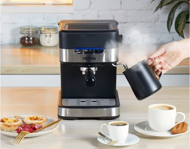 Petra Pro Barista Siebträgermaschine für 65,90€ (statt 99€)