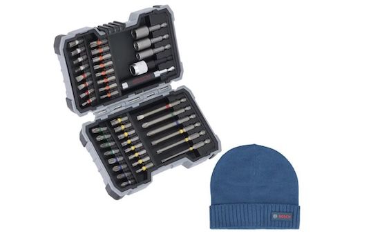 Bosch Professional 43tlg. Schrauberbit Set inkl. Bosch Mütze für 14,39€ (statt 24€)