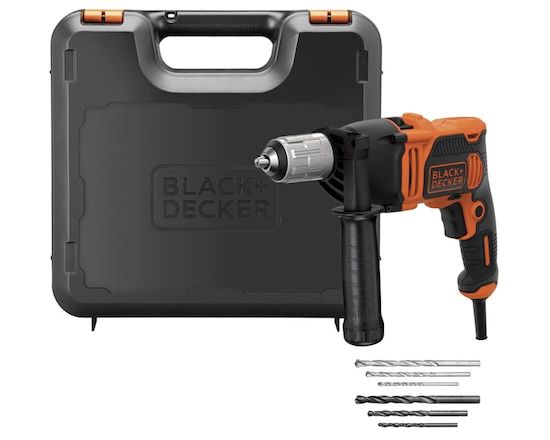 Black & Decker BEH850K 1 Gang Schlagbohrmaschine inkl. 6 Bohrer ab 36,33€ (statt 58€)