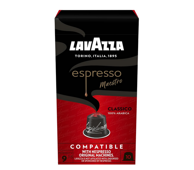 ☕️ Lavazza Espresso Classico 10 Nespresso Kapseln für 1,88€ (statt 3€)