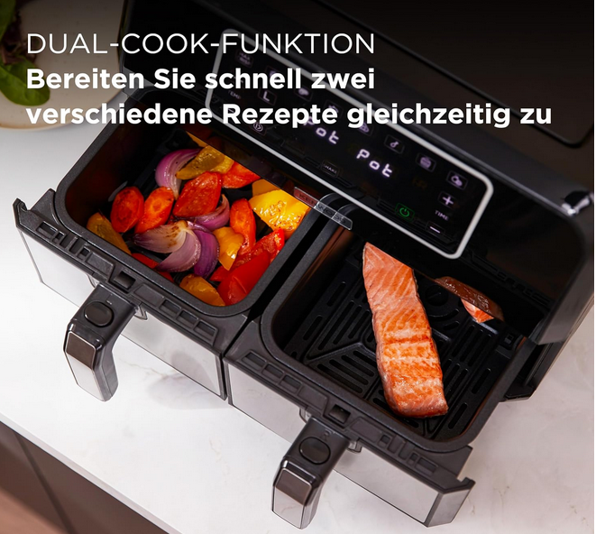 Kenwood kHealthy Fry Twin Heißluftfritteuse für 89€ (statt 105€)