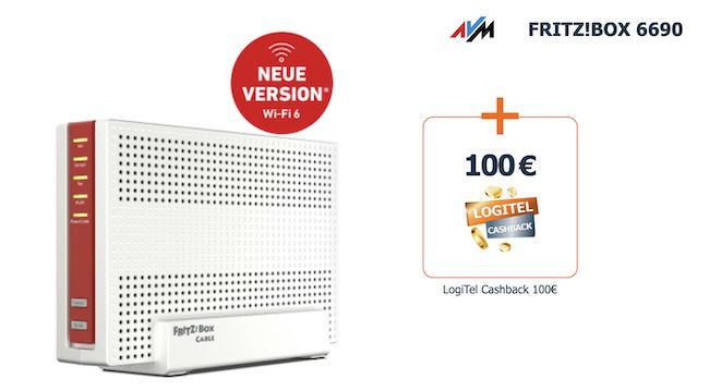 🛜 Vodafone GigaZuhause 1000 Kabel für eff. 42,49€ mtl. + 180€ Bonus + Fritzbox 6690