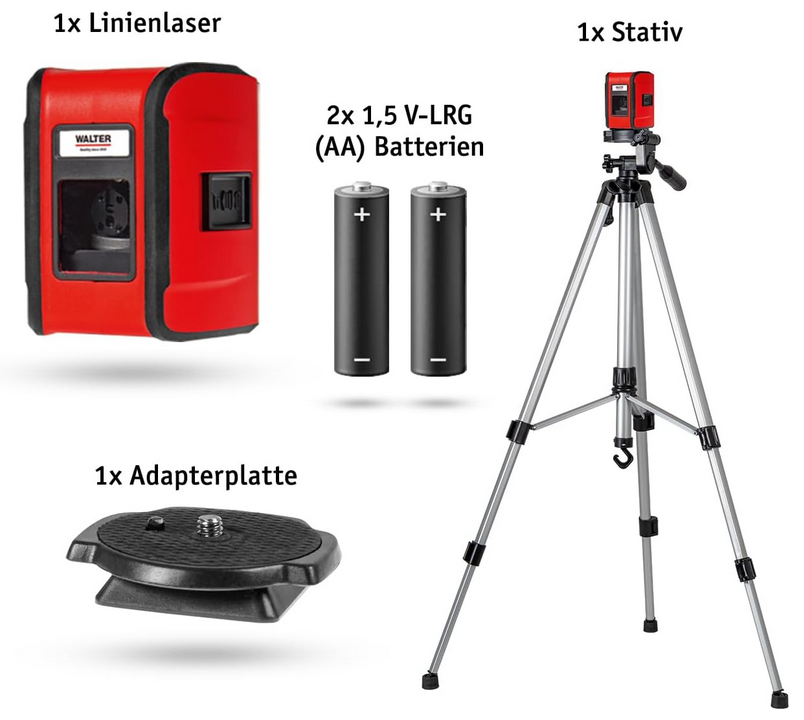 Walter Kreuzlinienlaser mit Stativ für 39,90€ (statt 50€)