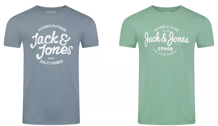 Jack & Jones JJLINO 4er Pack Herren T Shirts für 32 (statt 39€)