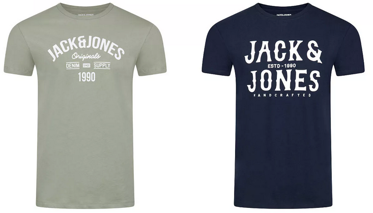 Jack & Jones JJLINO 4er Pack Herren T Shirts für 32 (statt 39€)