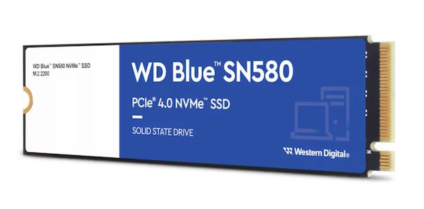 WD Blue SN580 NVMe SSD 2 TB ab 87,90€ (statt 103€)