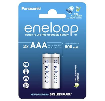 2er Pack Panasonic eneloop AAA Micro Akkus mit je 800mAh für 4,78€ (statt 8€)