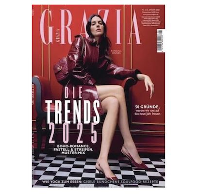 13 Ausgaben Grazia für 54,60€ + Prämie: 50€ Amazon Gutschein