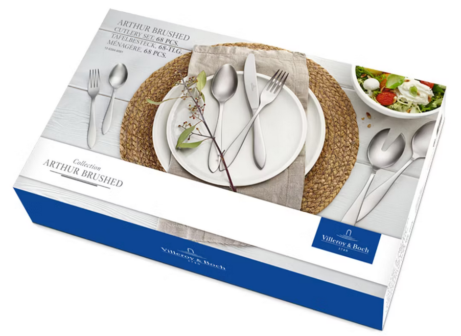 Villeroy & Boch Arthur   68 tlg. Besteck Set 12 Personen für 184,95€ (statt 249€)