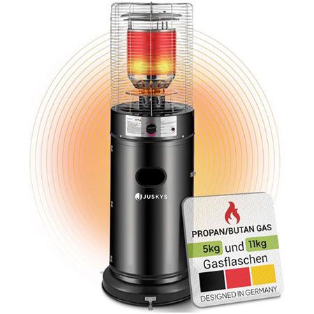 Juskys Cuna Outdoor Heizstrahler mit 11 kW Gas Brenner für 127,49€ (statt 148€)