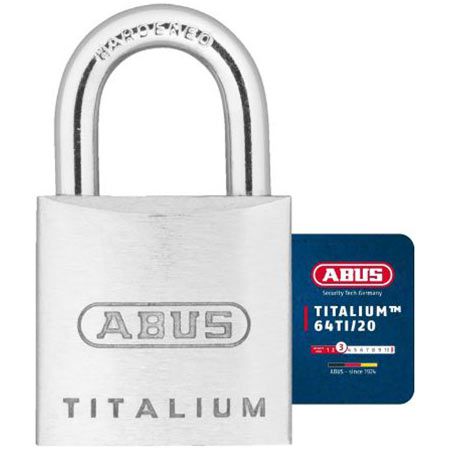 🔒 2er Pack ABUS Titalium 64TI/20 Vorhängeschloss für 4,70€ (statt 10€)