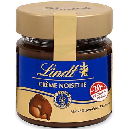 Lindt Schokolade Brotaufstrich Crème Noisette, 220g für 2,94€ (statt 5€)